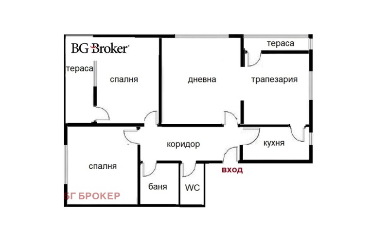 Продава  4-стаен град Бургас , Център , 90 кв.м | 70258378 - изображение [16]