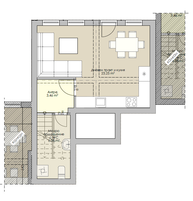 Продава КЪЩА, с. Генерал Кантарджиево, област Варна, снимка 2 - Къщи - 52660900