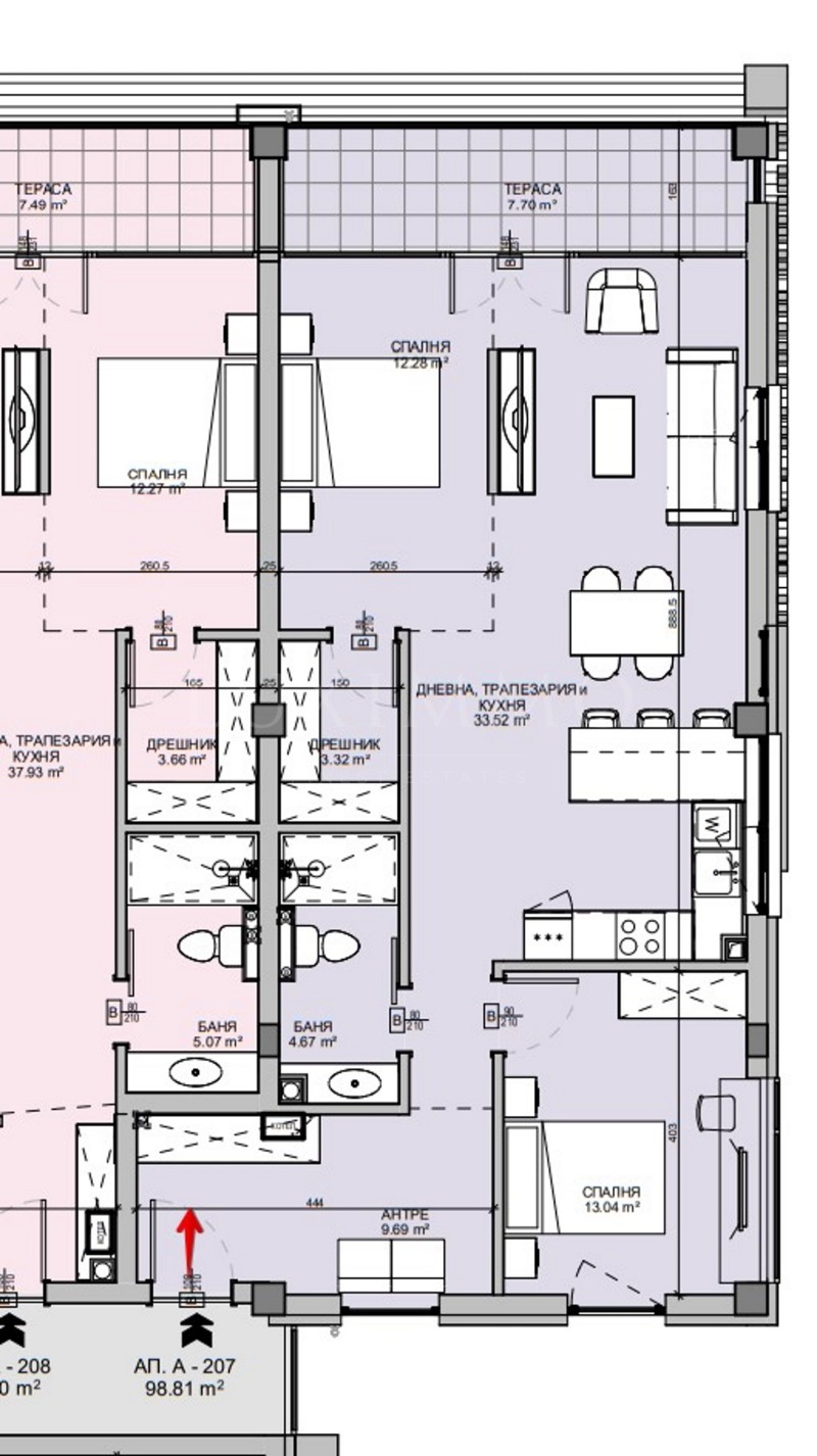 Продава  2-стаен област София , к.к. Боровец , 122 кв.м | 20494113 - изображение [3]