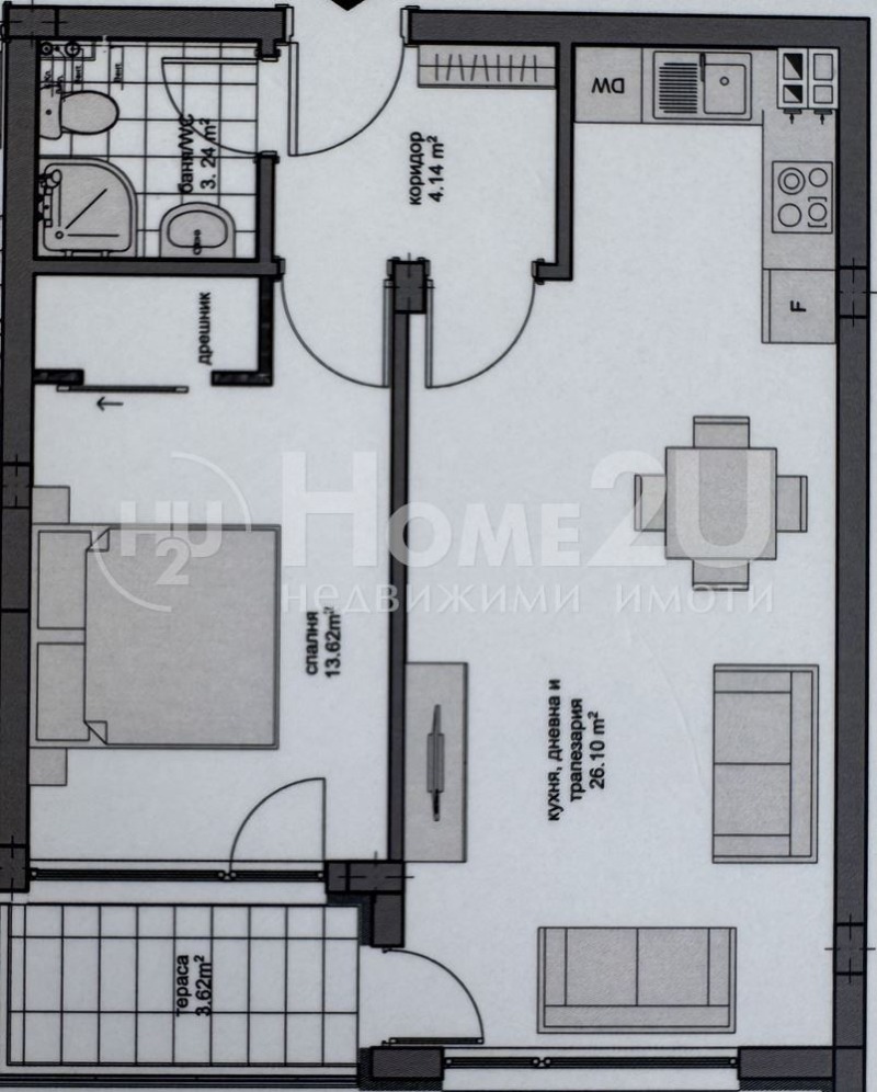 Продава 2-СТАЕН, гр. Варна, Левски 1, снимка 5 - Aпартаменти - 47632869