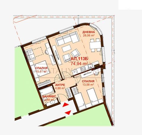 Продава 3-СТАЕН, гр. Бургас, Сарафово, снимка 10 - Апартаменти - 53271906