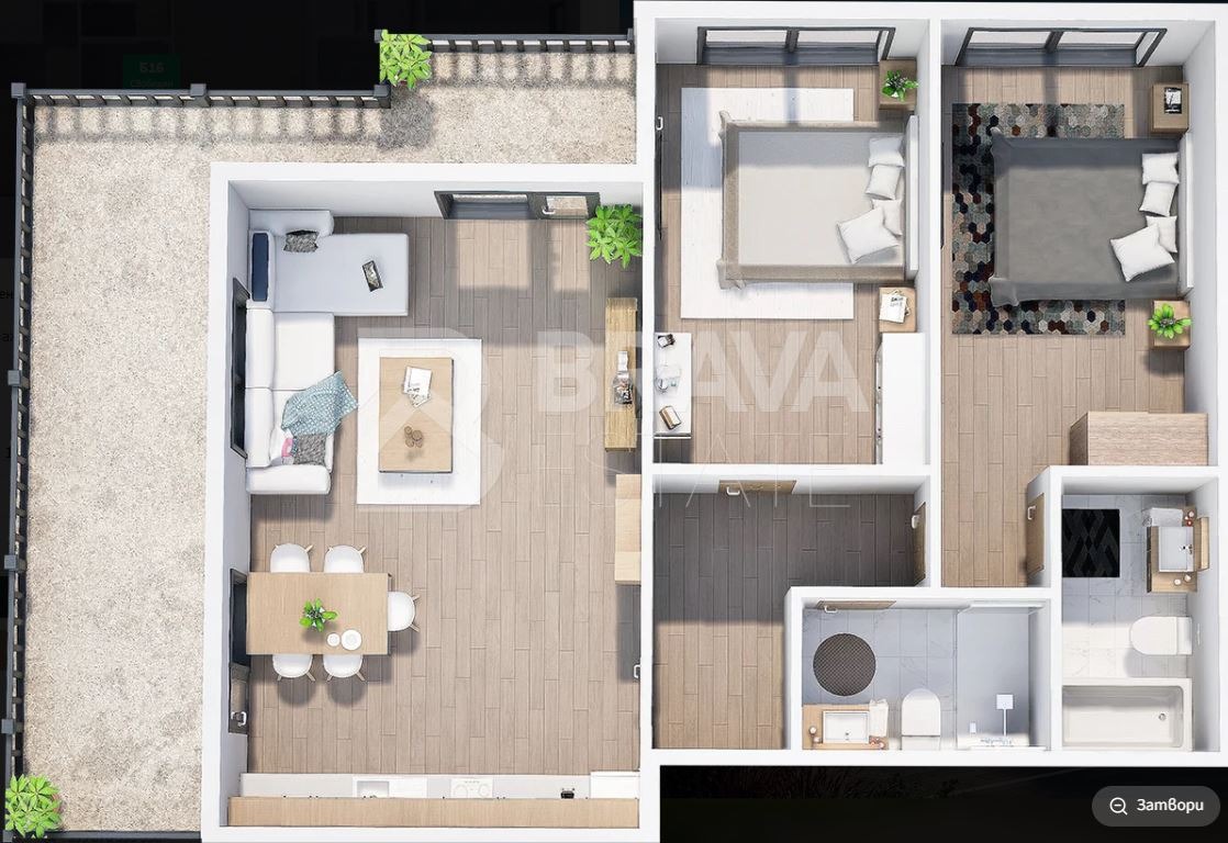 Продава 3-СТАЕН, гр. Пловдив, Христо Смирненски, снимка 4 - Апартаменти - 53629227