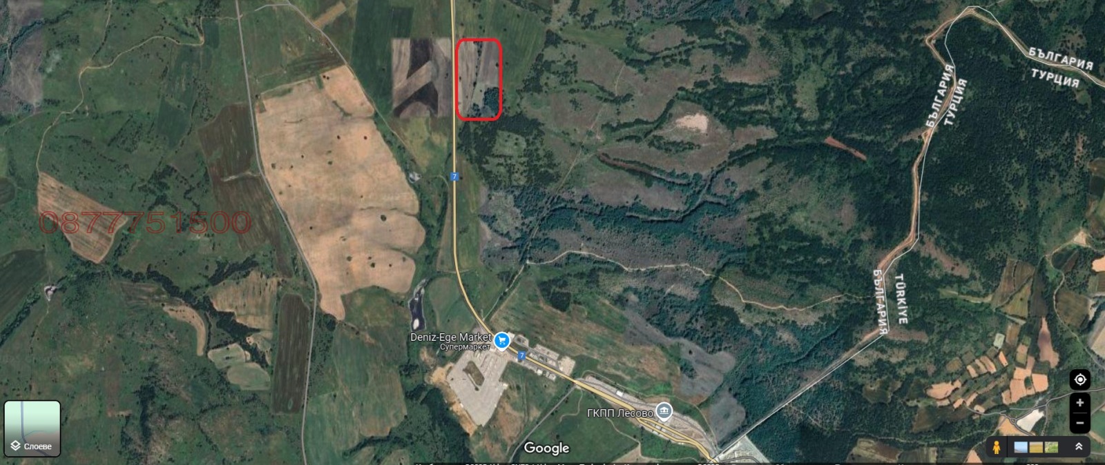 Продава ПАРЦЕЛ, с. Лесово, област Ямбол, снимка 3 - Парцели - 54309627