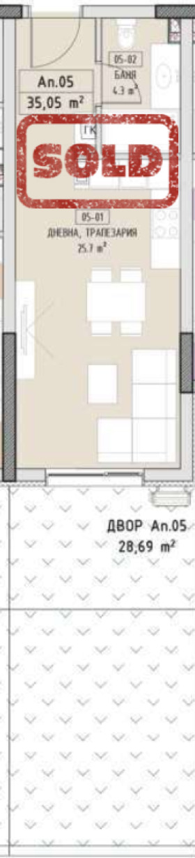 À venda  Estúdio Sofia , Malinova dolina , 69 m² | 90258354 - imagem [4]
