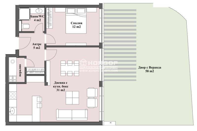 Продава  2-стаен град Пловдив , Център , 135 кв.м | 43642449 - изображение [4]