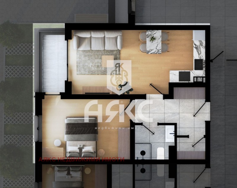 Продава  2-стаен град София , Дружба 2 , 70 кв.м | 76018479 - изображение [2]