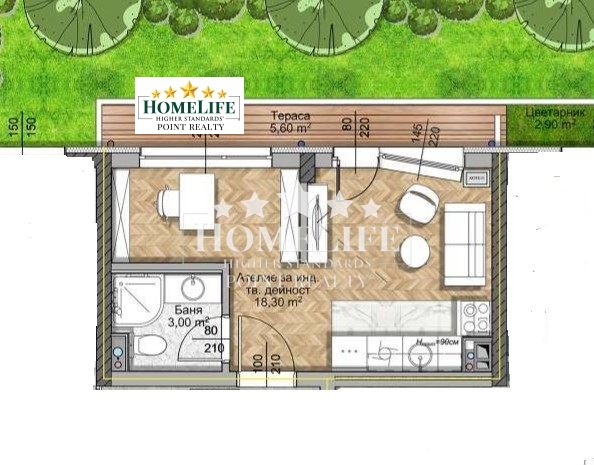 Продава  1-стаен град София , Овча купел , 40 кв.м | 89455532 - изображение [3]