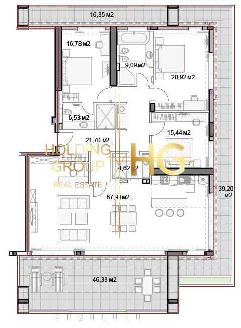 Продава 4-СТАЕН, гр. Варна, к.к. Слънчев ден, снимка 9 - Апартаменти - 53003075