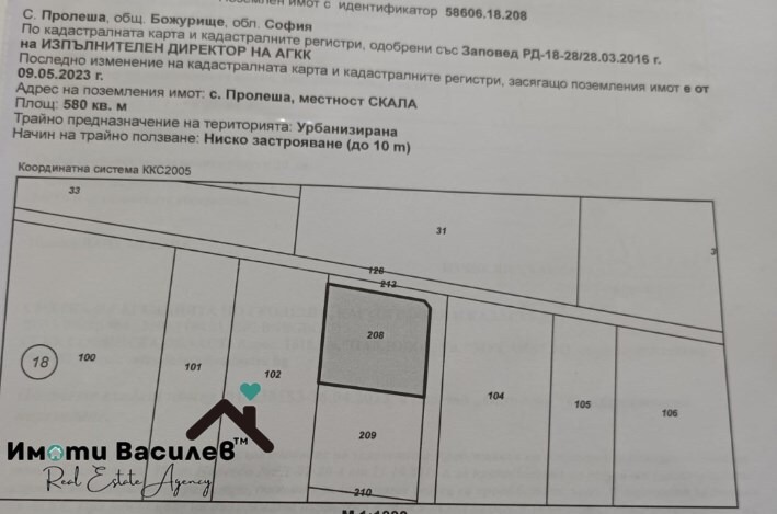 Продава ПАРЦЕЛ, гр. Божурище, област София област