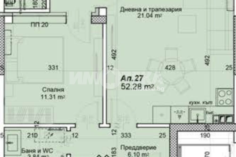 Продава 2-СТАЕН, гр. Пловдив, Беломорски, снимка 8 - Апартаменти - 56358535