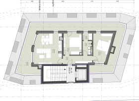 3-стаен град София, Горна баня 4