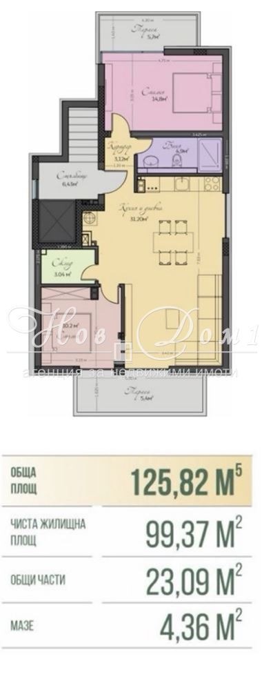 Satılık  2 yatak odası Sofia , Malinova dolina , 126 metrekare | 52011447 - görüntü [12]