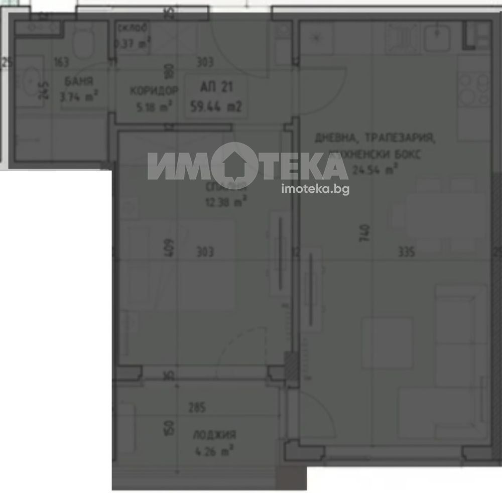 Продава 2-СТАЕН, гр. София, Малинова долина, снимка 4 - Апартаменти - 56410239