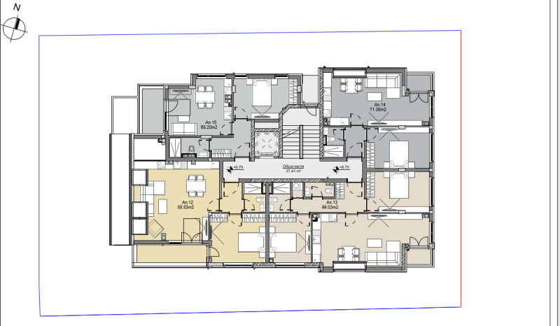 À venda  2 quartos Sofia , Levski , 99 m² | 82703888 - imagem [4]