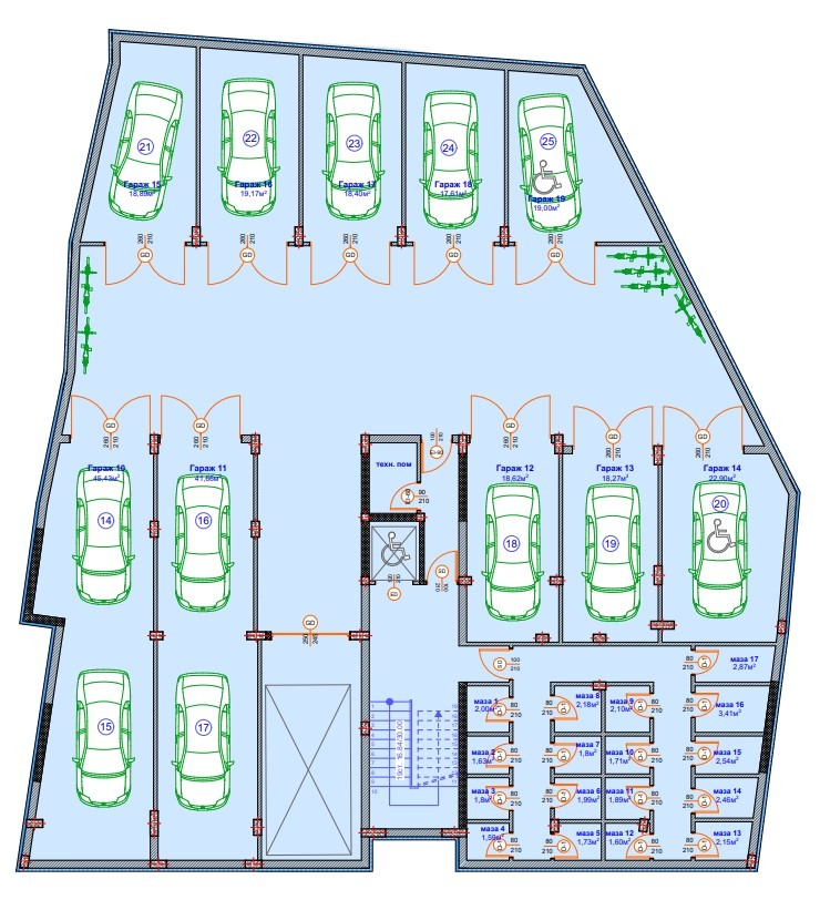 Продается  Гараж, Паркомясто Варна , Погреби , 40 кв.м | 28625369