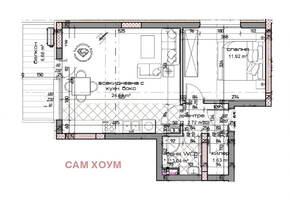 For Sale  1 bedroom Varna , Mladost 1 , 72 sq.m | 71680272 - image [2]