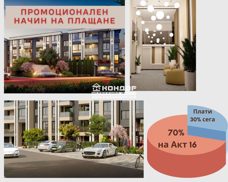 Продава 2-СТАЕН, гр. Пловдив, Въстанически, снимка 1 - Aпартаменти - 48202391