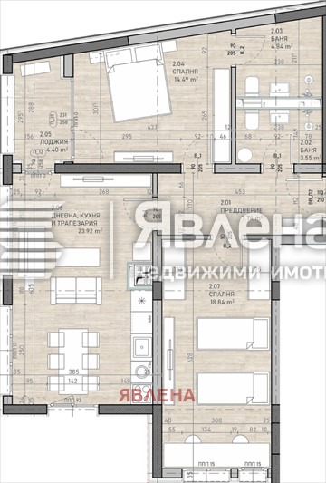 Продава 3-СТАЕН, гр. София, Сухата река, снимка 2 - Aпартаменти - 48789784