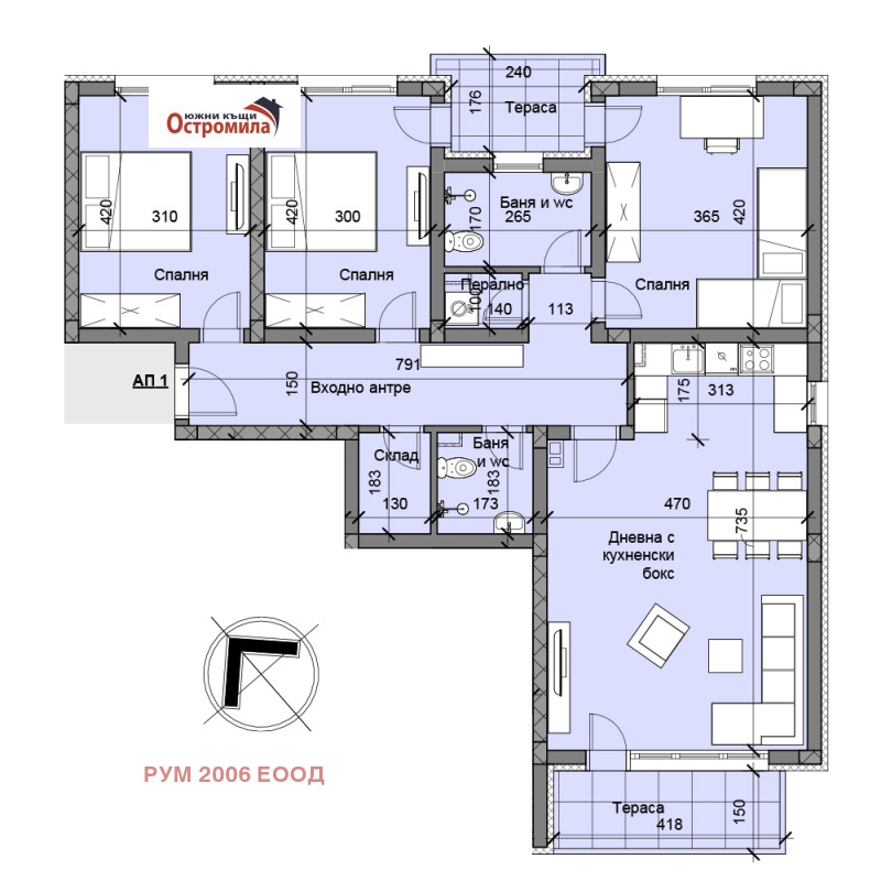 Продава 4-СТАЕН, град Пловдив, Беломорски • 166000 € / 324667.78 лв. • 98406075 1