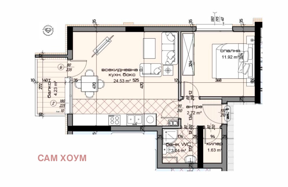 Продава 2-СТАЕН, гр. Варна, Младост 1, снимка 2 - Апартаменти - 45234759