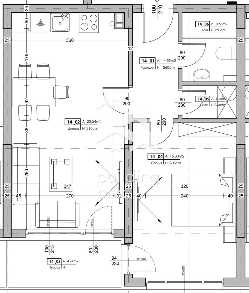 Продава 2-СТАЕН, гр. Пловдив, Кършияка, снимка 3 - Апартаменти - 53702322