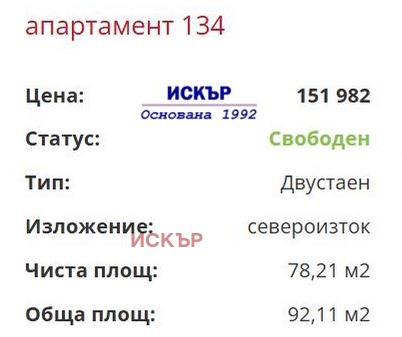 Продава  2-стаен град София , Левски Г , 92 кв.м | 57286192 - изображение [2]