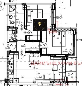 Zu verkaufen  2 Schlafzimmer Plowdiw , Hristo Smirnenski , 96 qm | 37583957 - Bild [3]