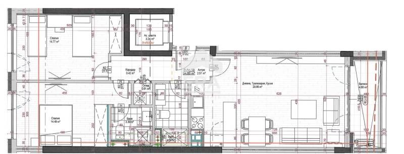 Продава 3-СТАЕН, гр. София, Люлин 2, снимка 9 - Апартаменти - 54259898