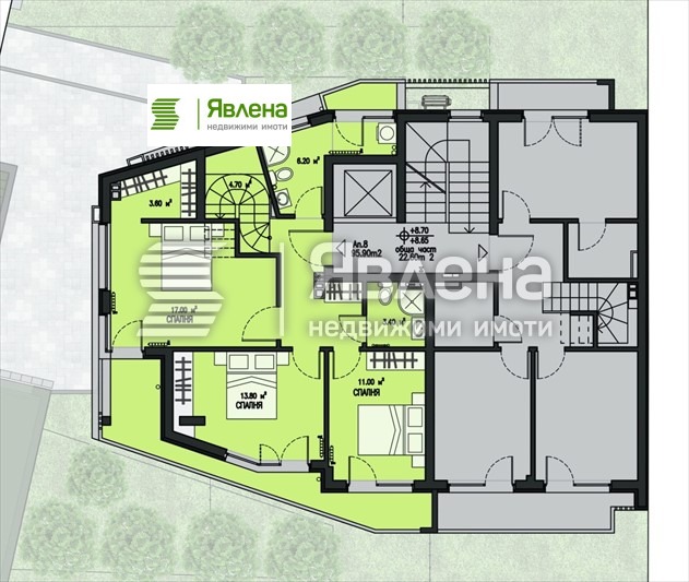 Продава 4-СТАЕН, гр. София, Бояна, снимка 2 - Апартаменти - 55354798