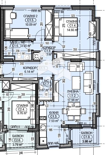 Продава 3-СТАЕН, гр. София, Дианабад, снимка 5 - Aпартаменти - 49085175