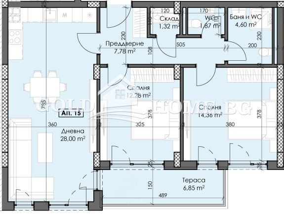 En venta  2 dormitorios Plovdiv , Trakiya , 108 metros cuadrados | 18356922 - imagen [5]