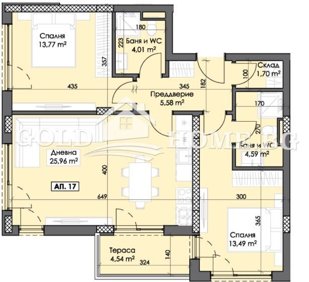 En venta  2 dormitorios Plovdiv , Trakiya , 108 metros cuadrados | 18356922 - imagen [7]