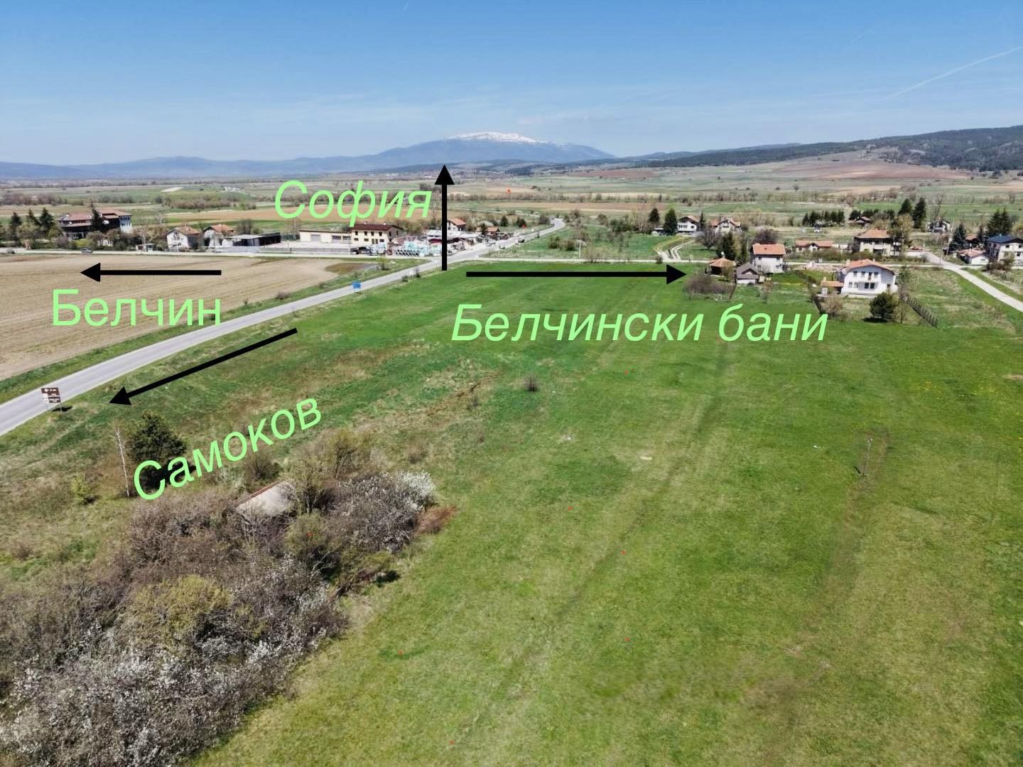 Продава ПАРЦЕЛ, с. Белчински бани, област София област, снимка 2 - Парцели - 54344228