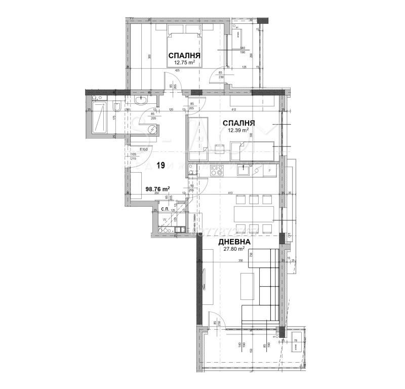 Продава 3-СТАЕН, гр. Стара Загора, Железник - център, снимка 2 - Aпартаменти - 48979778