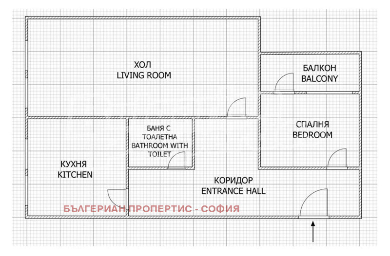 Продава 2-СТАЕН в град София, Младост 4 - 64 кв.м / 162 000 € » 316 844.46 лв., БЪЛГЕРИАН ПРОПЕРТИС - СОФИЯ