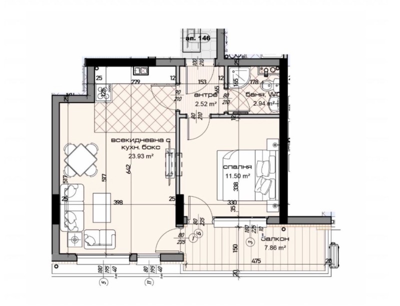 Продава 2-СТАЕН, гр. Варна, Младост 1, снимка 3 - Апартаменти - 53429970