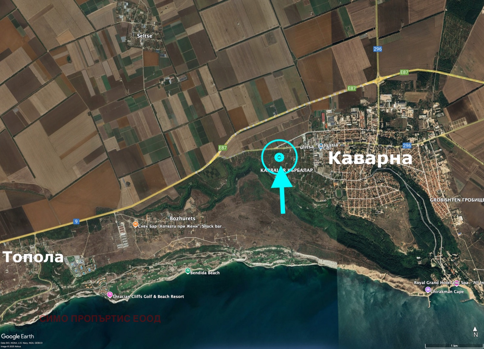 Продава ПАРЦЕЛ, гр. Каварна, област Добрич, снимка 4 - Парцели - 54819614