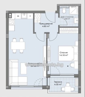 1 dormitorio Ostromila, Plovdiv 5