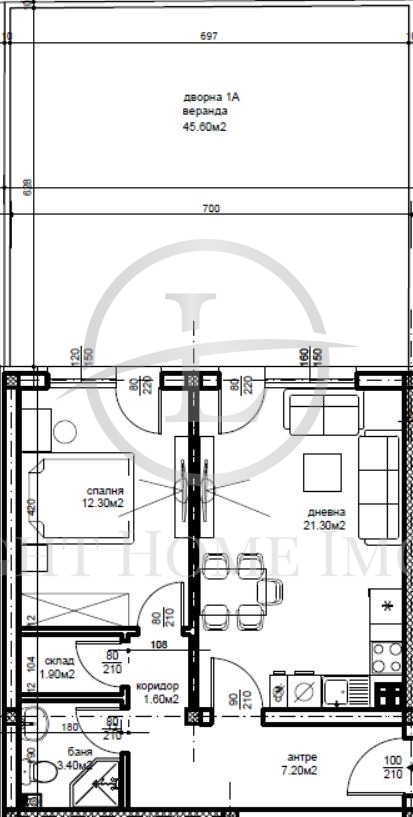 En venta  1 dormitorio Plovdiv , Belomorski , 108 metros cuadrados | 32599303 - imagen [5]