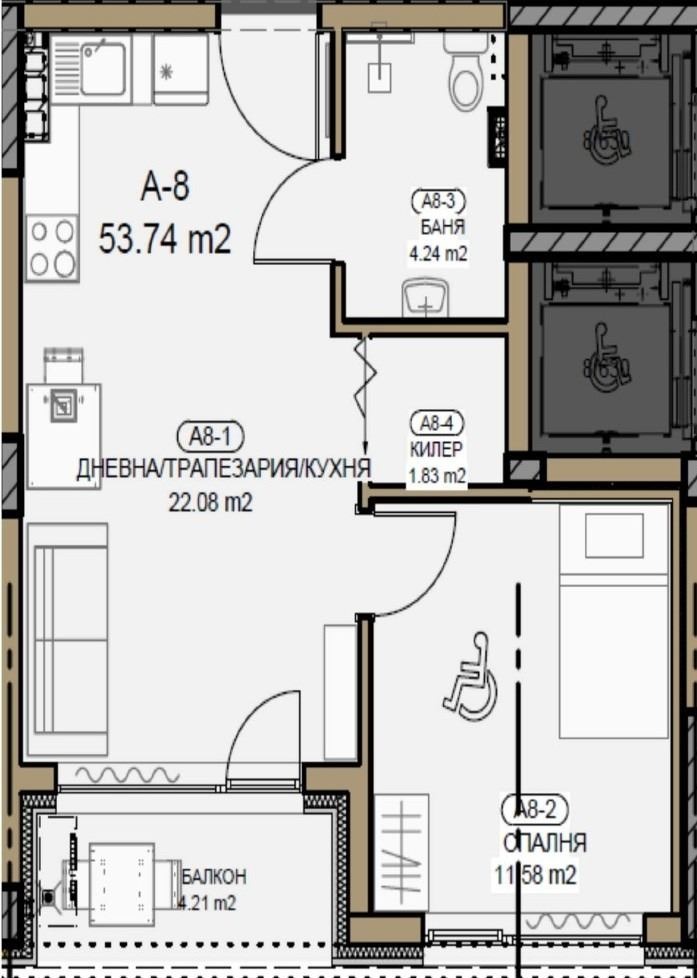 Продава  2-стаен град София , Витоша , 61 кв.м | 95987049 - изображение [2]