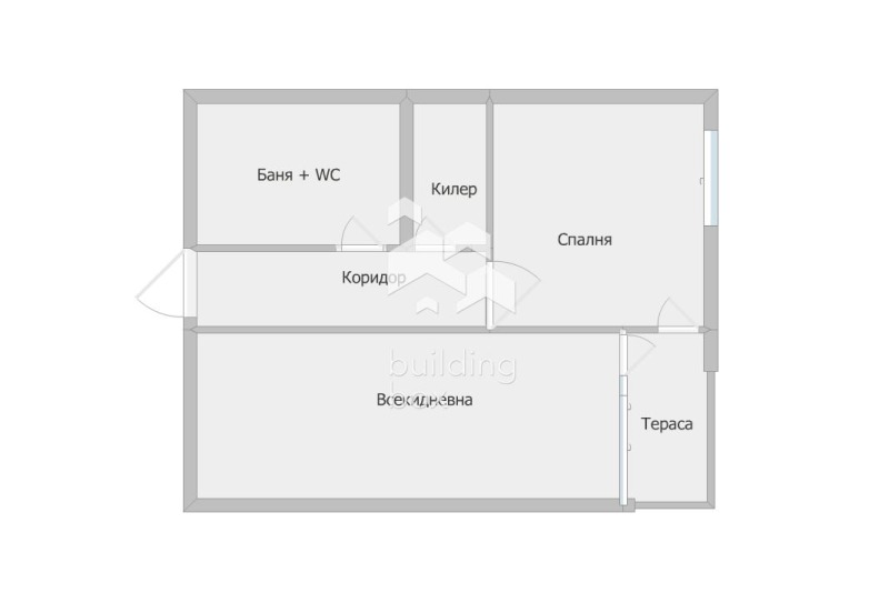 Продава 2-СТАЕН, гр. Пловдив, Тракия, снимка 5 - Апартаменти - 52968594