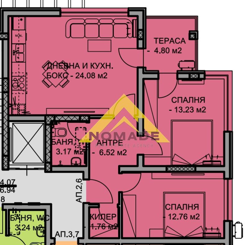 De vânzare  2 dormitoare Plovdiv , Ostromila , 95 mp | 61094554 - imagine [3]