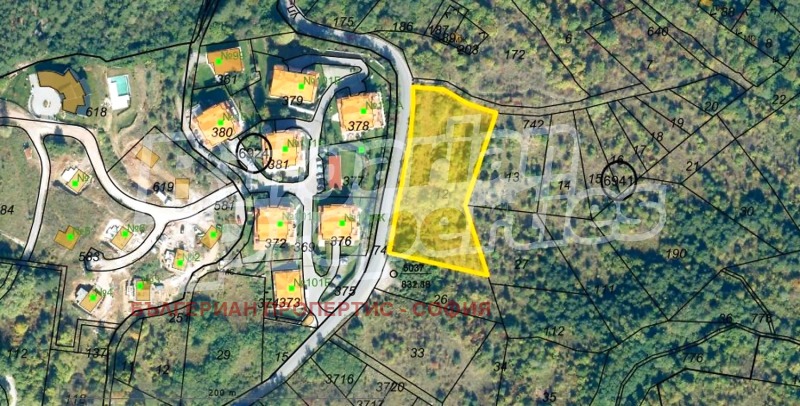 Продава ПАРЦЕЛ, гр. София, с. Бистрица, снимка 2 - Парцели - 52708667