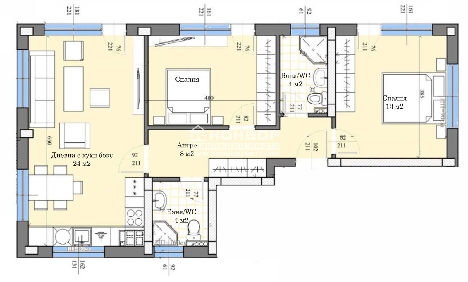 Продава 3-СТАЕН, гр. Пловдив, Западен, снимка 2 - Апартаменти - 49835070