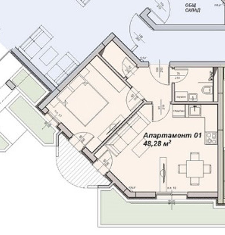 Продава 2-СТАЕН, к.к. Слънчев бряг, област Бургас, снимка 2 - Апартаменти - 53256147