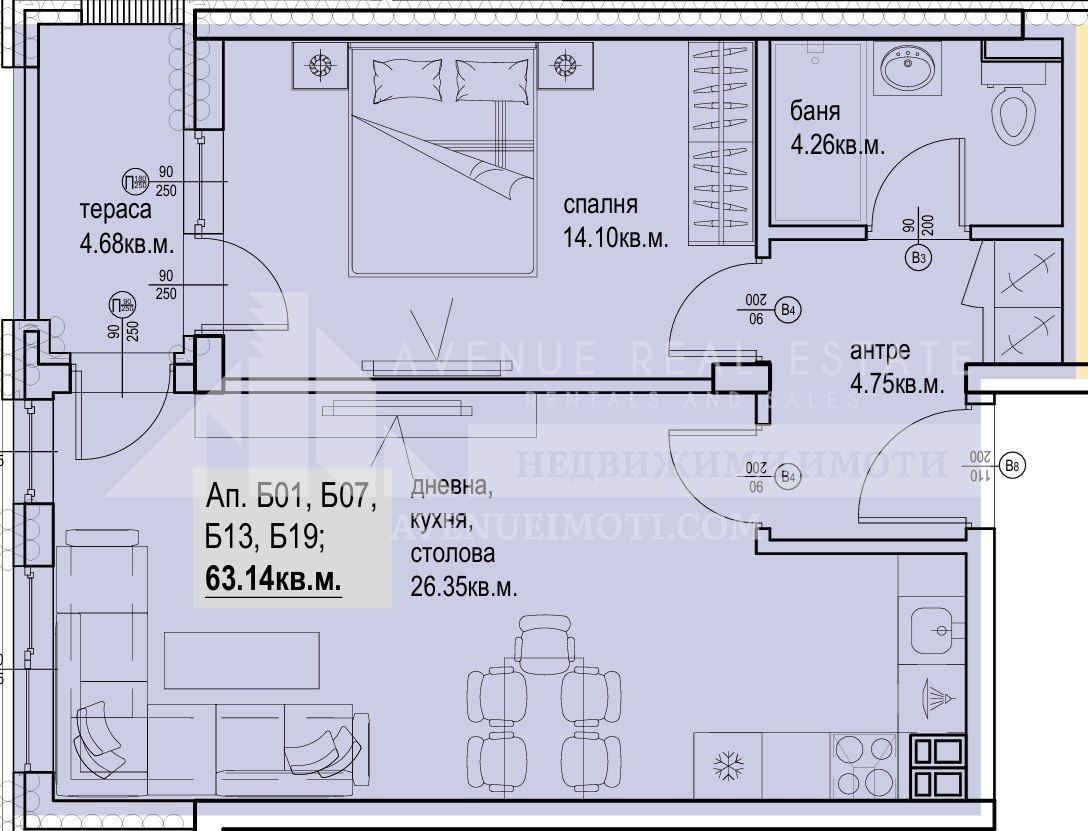 Продава 2-СТАЕН, гр. Пловдив, Кършияка, снимка 2 - Апартаменти - 52486935