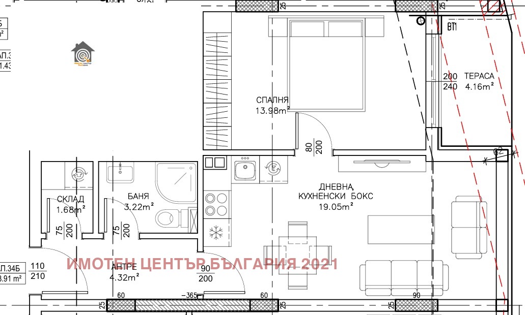 Продава 2-СТАЕН, гр. София, Малинова долина, снимка 2 - Апартаменти - 53735097