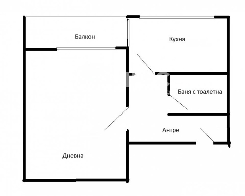 Продава 1-СТАЕН, гр. София, Хаджи Димитър, снимка 4 - Апартаменти - 53153762