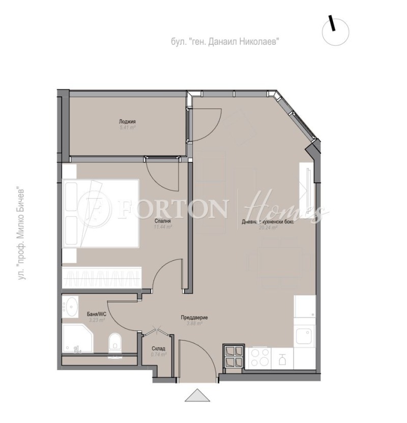 Продава  2-стаен град София , Оборище , 62 кв.м | 42625388 - изображение [10]