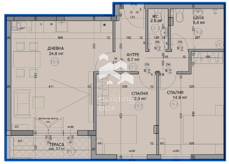 Продава 3-СТАЕН, гр. Пловдив, Христо Смирненски, снимка 2 - Апартаменти - 53497605